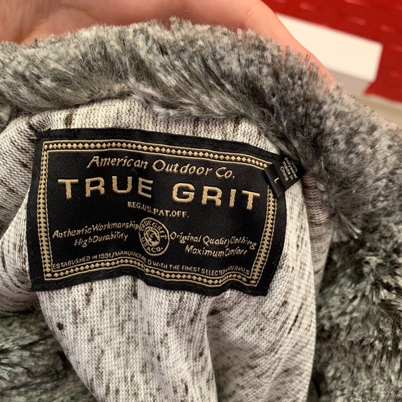 True Grit Jacket Blazer Size Large Furry - Picture 2 of 8